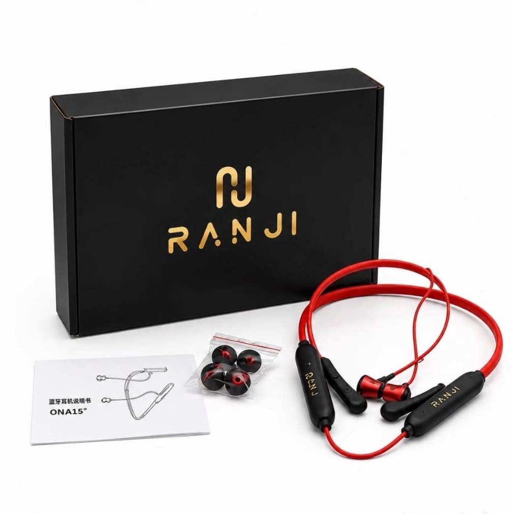 RANJI Wireless Bluetooth Neckband Earphones